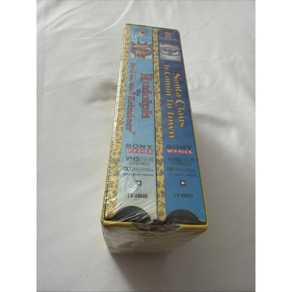 Brand New Rudolph The Red Nosed Reindeer/Santa Claus Is Coming 2Town-Holiday VHS
